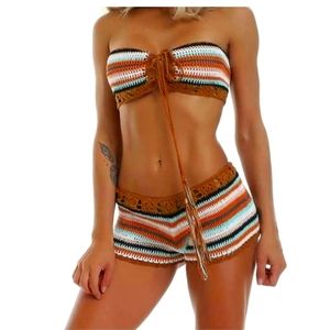 Crochet short set